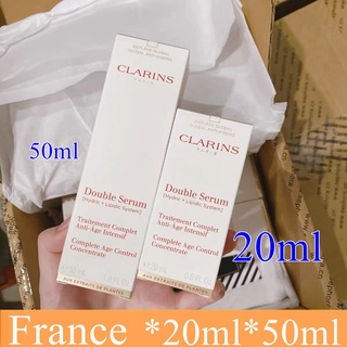 【Franceแท้100%】Clarins Double Serum Complete Age Control Concentrate 20ml*50ml