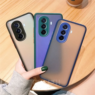 In Stock เคสโทรศัพท์ Huawei Nova Y70 2022 New Luxury Hard Case PC Matte Transparent Skin Feel Cover Camera Lens เคส HuaweiNovaY70