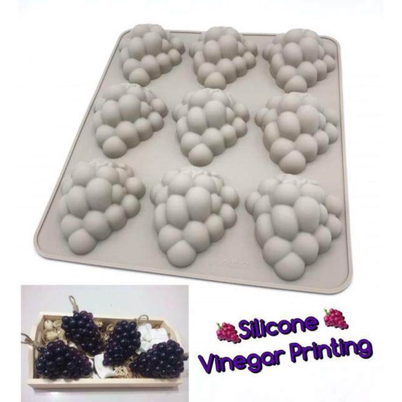 พิมพ์ซิลิโคนทำขนม-mold-silicone-ลายองุ่น-รังผึ้ง-รวมดอกไม้-3d-โดนัทมีลาย