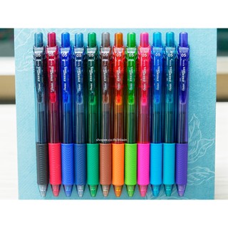 ภาพขนาดย่อของสินค้าปากกา Pentel Energel-X 0.5 รุ่น BLN105 หมึกสีตามสีด้าม