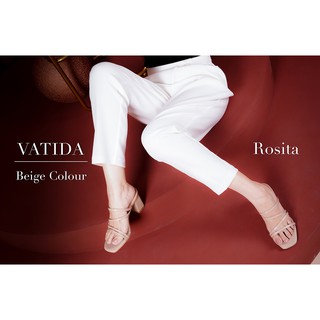 ภาพหน้าปกสินค้า( 🇹🇭 In stock 🔥) รองเท้าผู้หญิงส้นสูง แต่งสายคาด สวมใส่สบาย  Size 36-43 รุ่น Rosita(VTD-004) ซึ่งคุณอาจชอบราคาและรีวิวของสินค้านี้