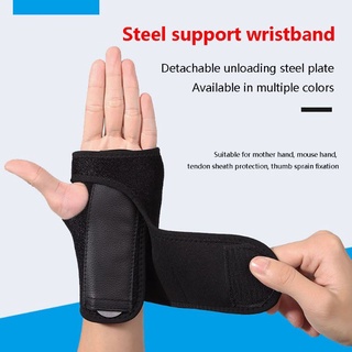 อุปกรณ์พยุงข้อมือ wrist splint ดามข้อมือ บาดเจ็บจากการทำงานหนัก เล่นกีฬา ลดการขยับข้อมือ carpal tunnel syndrome ลดปวด