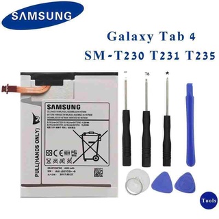 แบตเตอรี่ แท้ Samsung Galaxy Tab 4 7.0 T230 T231 T235 SM-T230 SM-T231 SM-T235 4000mAhEB-BT230FBE พร้อมชุดถอด