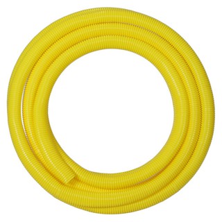 CORRUGATED UPVC CONDUIT SCG 1/2" 5M YELLOW ท่ออ่อนลายลูกฟูก SCG 1/2 นิ้ว 5 เมตร สีเหลือง ท่ออ่อน ท่อร้อยสายไฟและอุปกรณ์