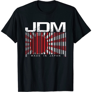 เสื้อยืดโอเวอร์ไซส์เสื้อยืด พิมพ์ลาย Jdm Barcode Made in Japan Motorsport สําหรับผู้ชายS-3XL