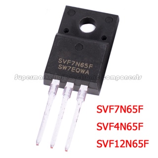 หลอดคริสตัล SVF4N65F TO-220F 4N65F SVD4N65F TO-220 SVF4N65 650V 4A SVF7N65F SVF7N65 SVF12N65F SVF12N65 10 ชิ้น