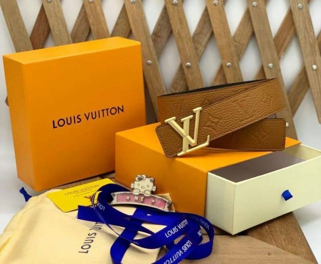 เข็มขัด-louis-vuitton-หนังเเท้-งานเหมือนเเท้เป๊ะ-สวย