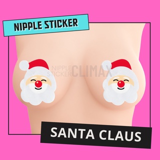 🎅 สติกเกอร์ปิดหัวนม 🎅  ซานตาคลอส Santa Claus (ขั้นต่ำ 2 คู่ : คละแบบอื่นได้) ปิดจุก แปะนม แปะจุก แฟนซี เซ็กซี่ ชุดชั้นใน