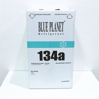 blue planet R-134a 13.6kg. น้ำยาแอร์ แท้ บลูแพลนเน็ต R-134a