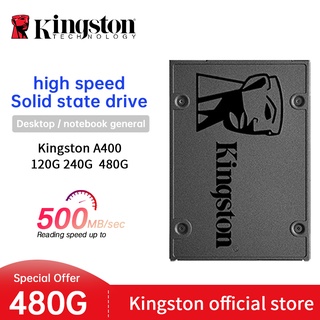 โซลิดสเตทไดรฟ์Kingston 480GB SSD SATA3.0 A400 series ssd 1 tb คอมพิวเตอร์ ssd 120gb/240gbโน๊ตบุ๊ค deva ssd ฮาร์ดดิสก์