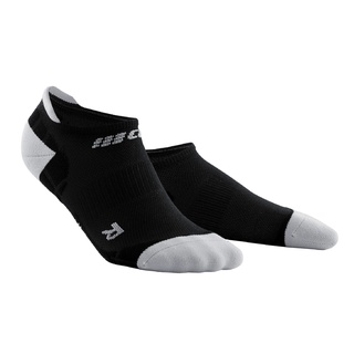 CEP ULTRALIGHT NO SHOW SOCKS 3.0 WOMEN - BLACK/LIGHT GREY - ถุงเท้ารุ่น 3.0 ความยาวใต้ตาตุ่มแบบบางพิเศษผู้หญิง