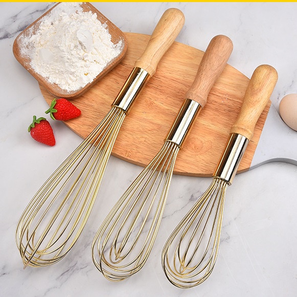 bakery-dver-ที่ตีไข่สแตนเลสสีทอง-สีโรสโกล์ด-สีสแตนเลสอย่างดี-ตะกร้อมือ-ที่ตีแป้ง-หรูดูดี-มีสไตล์-12นิ้วและ14นิ้ว