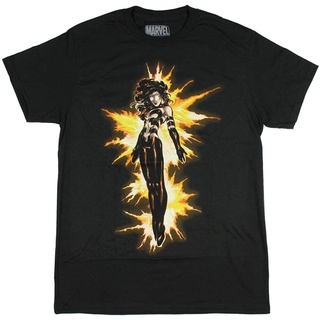 เสื้อยืดสีขาว Marvel X-Men Mens&amp;#39; Age Of Apocalypse Dark Phoenix T-Shirt2021,new,,Z