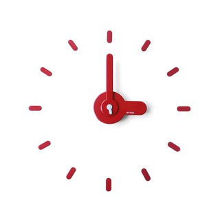 นาฬิกา นาฬิกาติดผนัง ONTIME DIY สีแดง ของตกแต่งบ้าน เฟอร์นิเจอร์ ของแต่งบ้าน WALL CLOCK DIY RED ON TIME