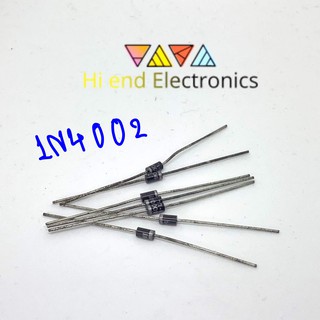 (5ชิ้น) 1n4002 / 1n4004 diode  ของแท้รับประกันคุณภาพ