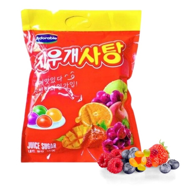 เยลลี่ เยลลลี่เกาหลี ขนม ผลไม้ เยลลี่หนึบ Adorable Fruit juice jelly