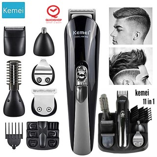 ภาพหน้าปกสินค้าชุดปัตตาเลี่ยนไร้สาย 11 In 1 Kemei KM-600 ตัดผมแต่งผม โกนหนวด Electric Hair Trimmer Hair Clipper ที่เกี่ยวข้อง