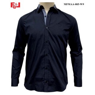ภาพหน้าปกสินค้าเสื้อเชิ้ตผู้ชายสีดำ  FQ&L  (MFMAA-005-W9) ซึ่งคุณอาจชอบสินค้านี้