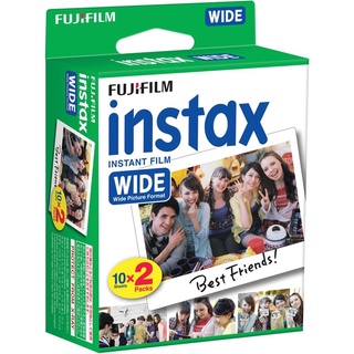 ภาพขนาดย่อของภาพหน้าปกสินค้า*ส่งฟรี*Fujifilm instax wide film Instant Film ฟิล์ม(Pack20x2กล่อง=40แผ่น)*Lotใหม่11/2024* จากร้าน photomart บน Shopee