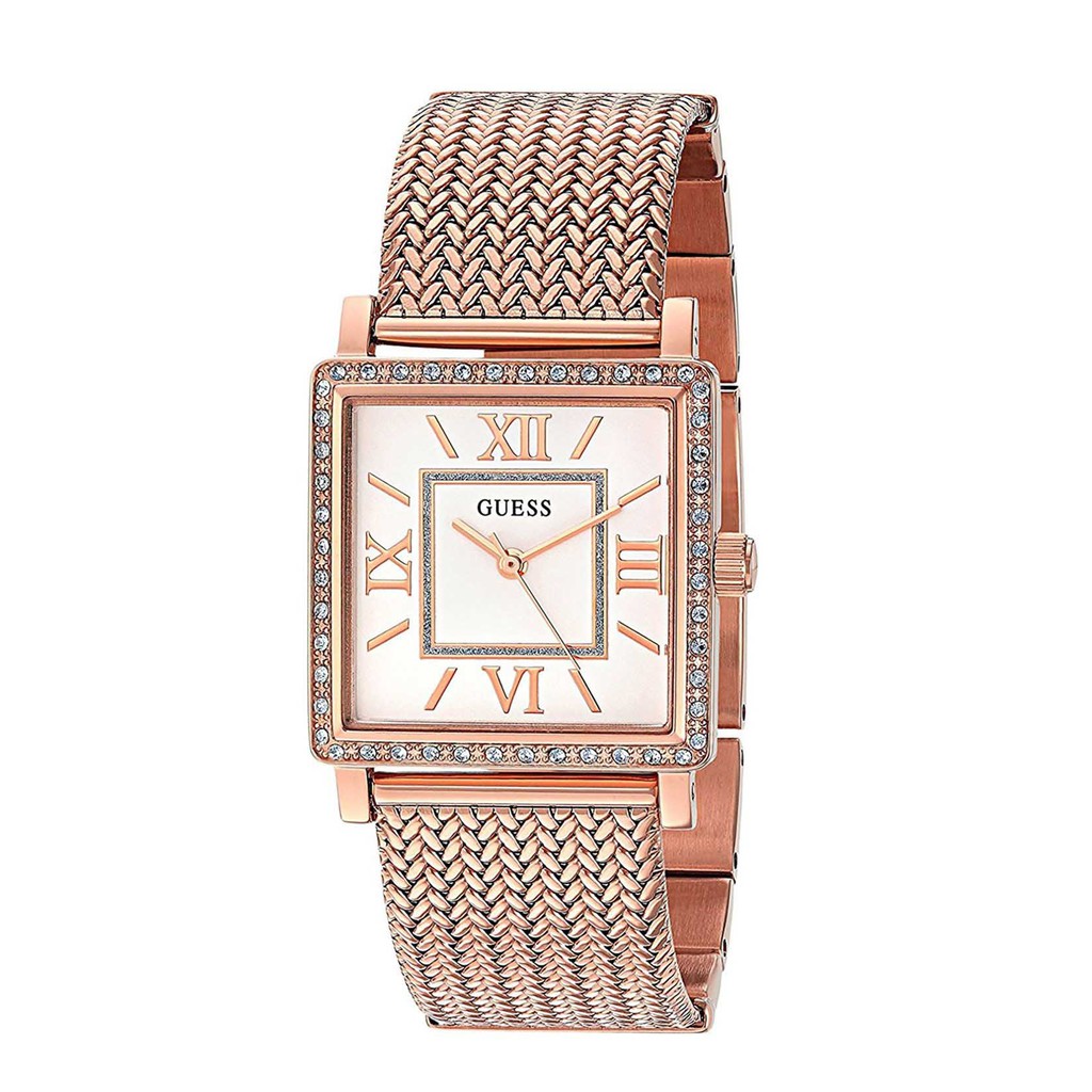 นาฬิกาผู้หญิง-guess-highline-rose-gold-dial-rose-gold-stainless-steel-ladies-watch-w0826l3