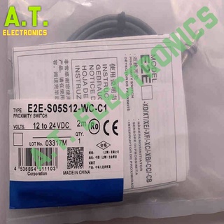 ถูกสุด!!! E2E-S05S12-WC-C1 M5 12-24 VDC 3-wire NPN NO 1mmสินค้าพร้อมส่งในไทย ราคา550฿