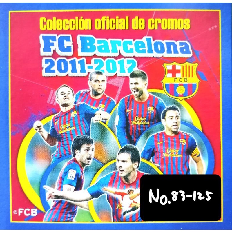 ภาพหน้าปกสินค้าPanini sticker FC Barcelona 2011-12 No.83-125 จากร้าน thanakulchai บน Shopee