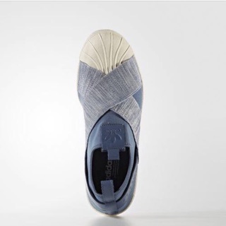 รองเท้าผ้าใบ Adidas slipon สียีนส์ ไซส์36 มีกล่อง ของแท้100%