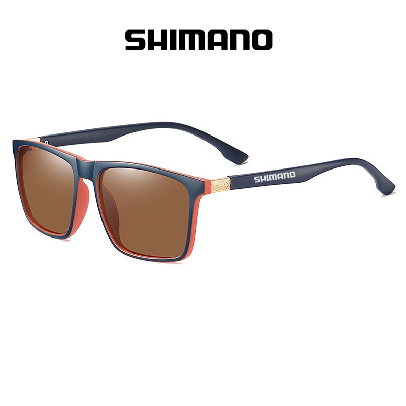 shimano-แว่นตากันแดด-เลนส์โพลาไรซ์-ป้องกันรังสีอัลตราไวโอเลต-เหมาะกับการตกปลา-ขับขี่-ปีนเขา-กลางแจ้ง-สําหรับผู้ชาย