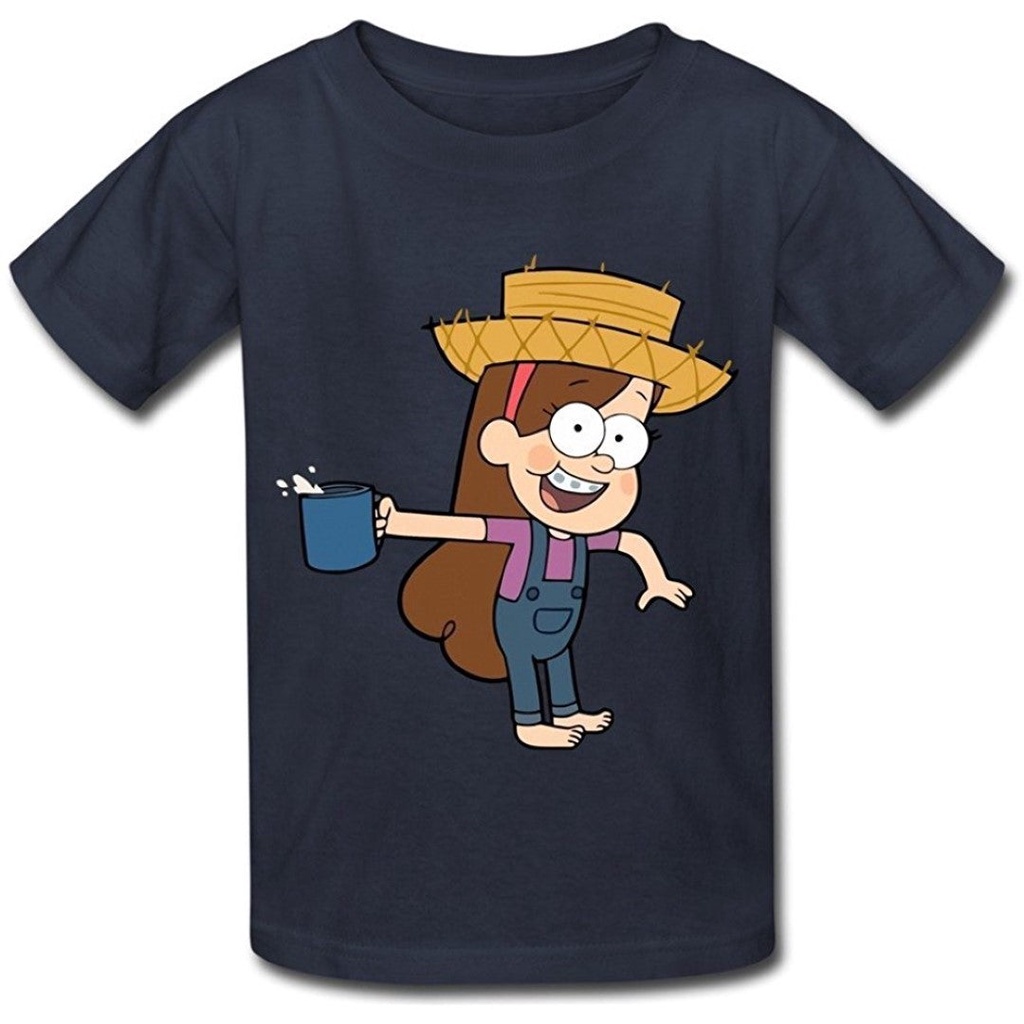 เสื้อยืดแขนสั้น-คอกลม-ผ้าฝ้ายแท้-พิมพ์ลายการ์ตูนอนิเมะ-weird-town-gravity-falls-แฟชั่นฤดูร้อน-สไตล์อเมริกัน-สําหรับผู้ชา