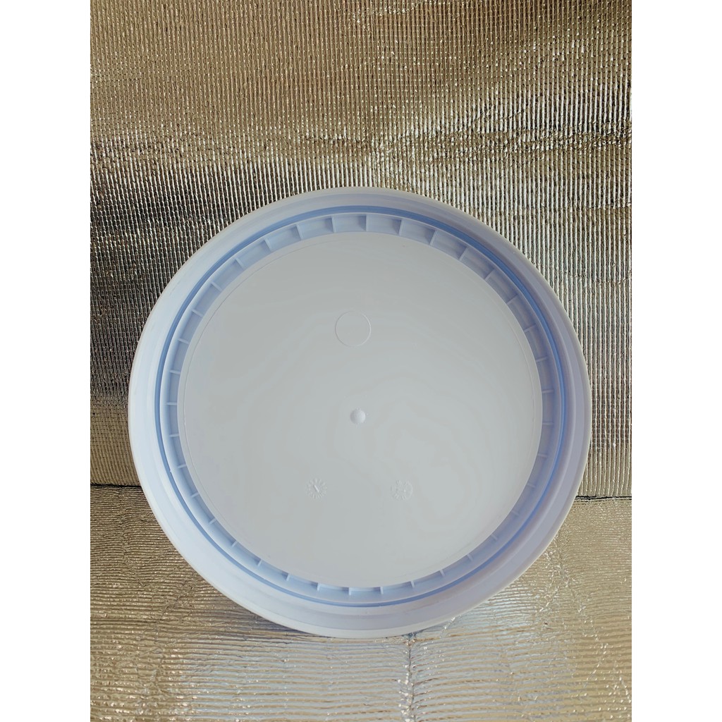 พร้อมส่ง-ราคาถูกที่สุด-ถังพลาสติกมือ1-ขนาด-20-ลิตร-สีขาวเกรด-a-food-grade-หูเหล็ก-ฝาล็อค-2-ชั้น-กว้างยาว29-2สูง37-7cm
