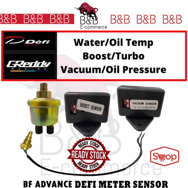(SENSOR) Defi Meter / Gauge Water Oil Temperature Boost Turbo Vacuum ...