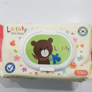 ภาพหน้าปกสินค้าทิชชู่เปียกLullaby 80แผ่นมีฝาปิดไร้สารเคมี กระดาษเปียกเช็ดหน้าเด็ก ที่เกี่ยวข้อง