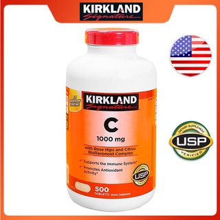 ภาพหน้าปกสินค้า❤️[พร้อมส่ง]❤️Kirkland VitaminC 1000 mg 500 Tablets วิตามินซี เคิร์กแลนด์ 500 เม็ด(Exp.01/2026) ที่เกี่ยวข้อง