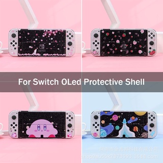 สินค้า เคสป้องกัน TPU แบบใส ลายการ์ตูน OLED สําหรับ Switch