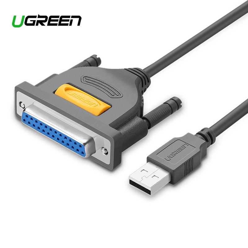 ugreen-usb-to-db-25-parallel-อะแดปเตอร์เชื่อมต่อสายเคเบิ้ลสําหรับ-notbook-printer-pos-เครื่องสแกนเนอร์