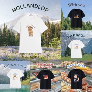 เสื้อยืดลายสัตว์ เสื้อยืดลายขนม น่ารัก แฟชั่น สไตล์เกาหลี โอเวอร์ไซส์ เสื้อยืดสวยๆ