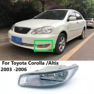 หลอดไฟตัดหมอกกันชนหน้า สําหรับ Toyota Corolla Altis 2003 2004 2005 2006 2007 81220-02080 81210-02080