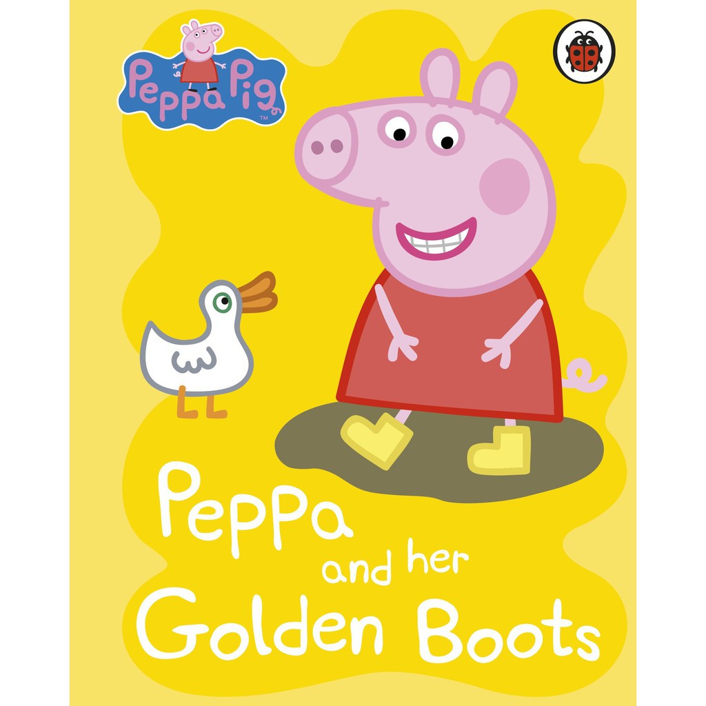หนังสือนิทานภาษาอังกฤษ-peppa-pig-peppa-and-her-golden-boots-ปกแข็ง