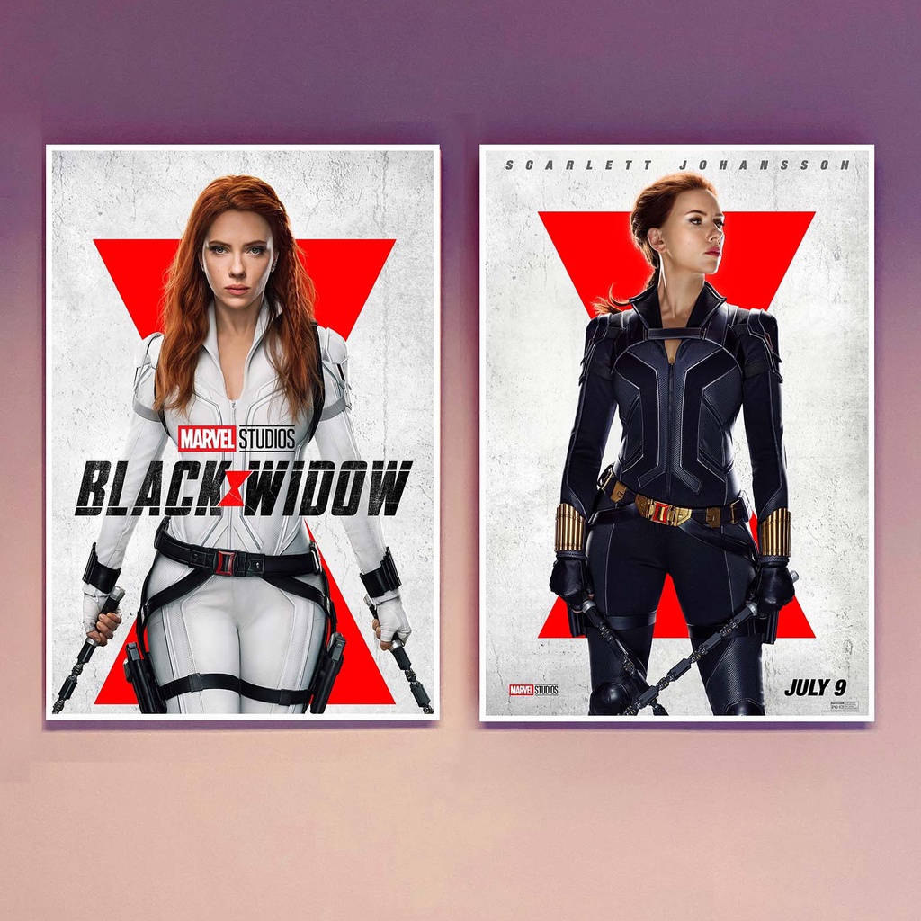 Black Widow Poster : Marvel Natasha Romanoff นาตาชา โรมานอฟ โปสเตอร์ภาพ ...