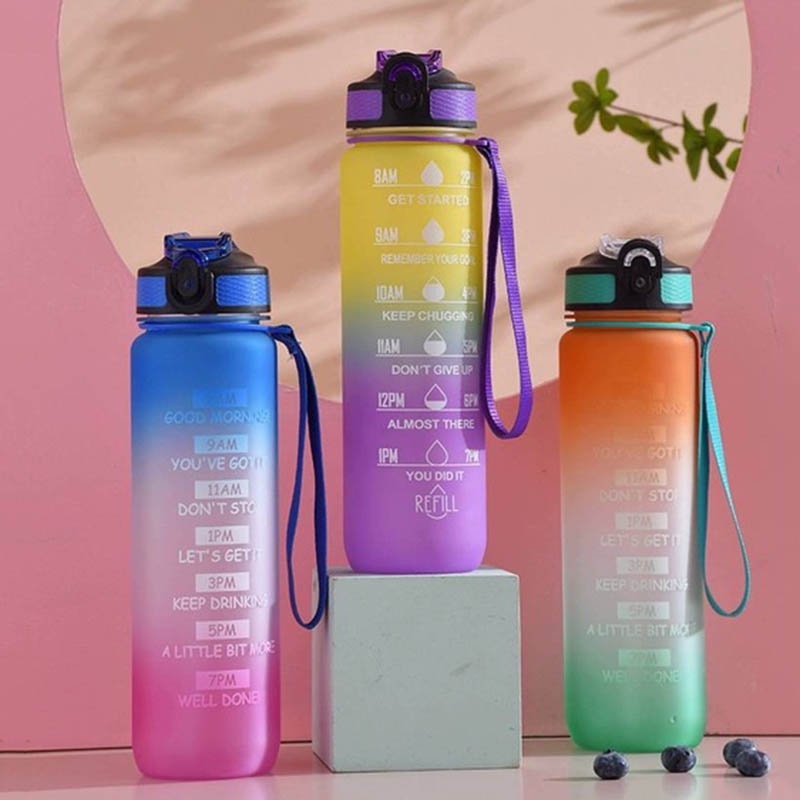 32oz-1l-ขวดกีฬา-tritan-พร้อม-straw-time-mark-ขวดน้ำดื่มปลอดสาร-bpa-ขวดน้ำดื่มฟิตเนสกลางแจ้งแบบพกพา