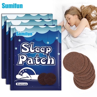 Sleep Patch แผ่นแปะช่วยในการนอนหลับ หลับง่าย หลับสบาย 1ซองมี8ชิ้น