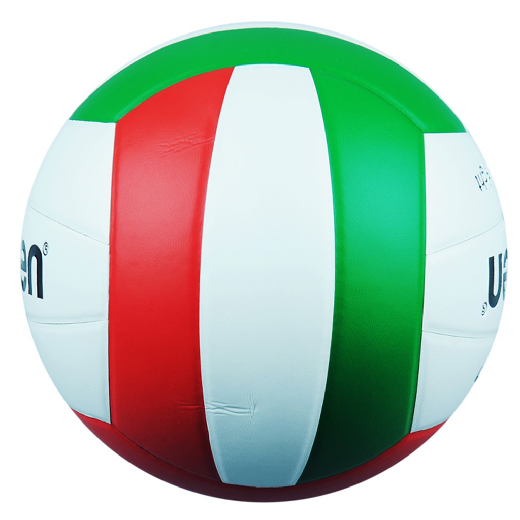 ภาพสินค้าMOLTEN ลูกวอลเลย์บอลหนัง Volleyball PVC V5VC WH/R/G (470)  (แถมฟรี ตาข่ายใส่ลูกฟุตบอล + เข็มสูบลม) จากร้าน sportlandwear บน Shopee ภาพที่ 2