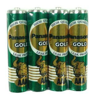 ถ่าน Panasonic Gold พานาเขียว R6GT/4SL AA (แพ็ค 4ก้อน)