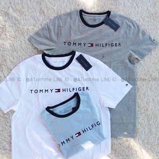 Tommy Hilfiger  essential logo T-shirt ของแท้100%