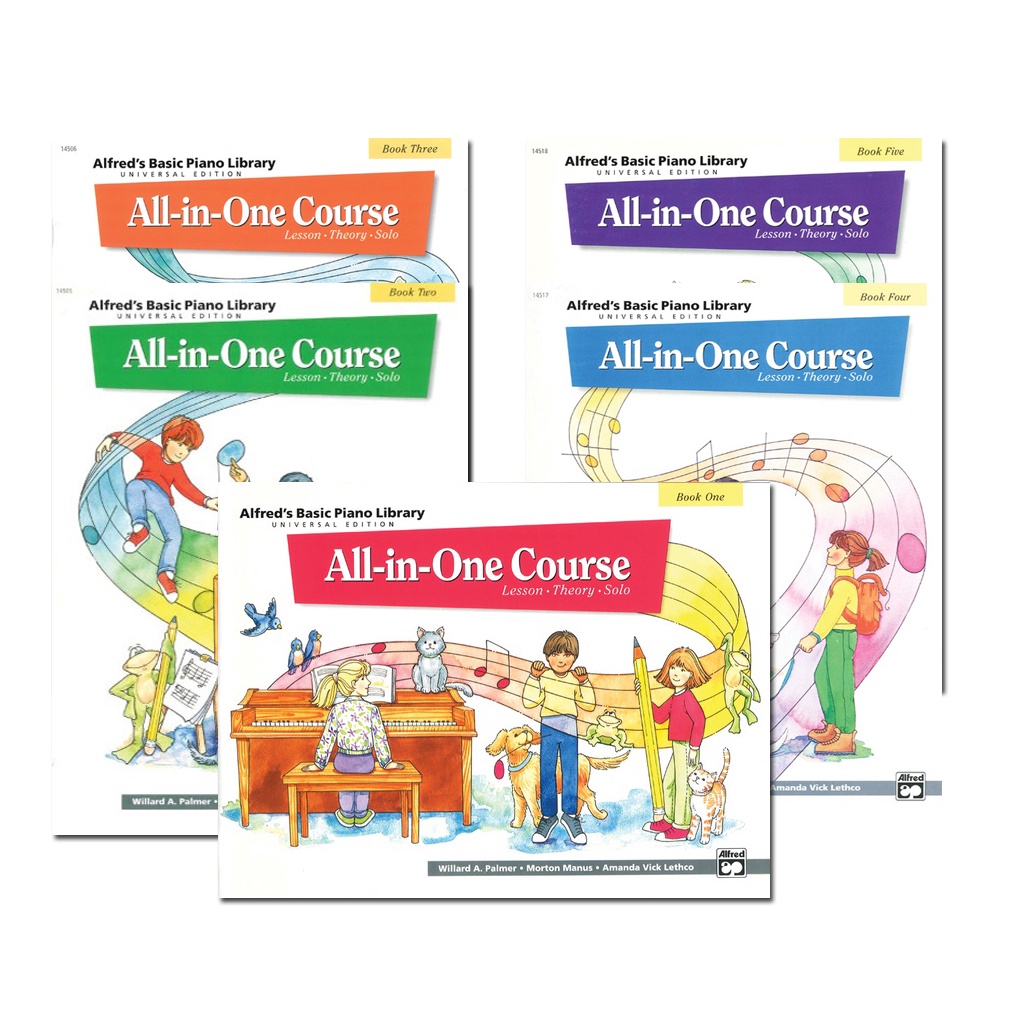 Basic Piano Library All-in-One Course for Children 1,2,3,4,5 | Shopee ...