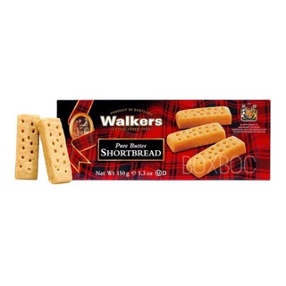 Walkers Shortbread วอลเกอร์ บิสกิตนำเข้าจากสก็อตแลนด์ ขนาด 150 กรัม