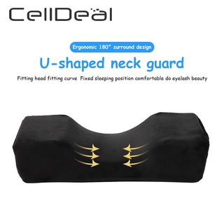 【บลูไดมอนด์】Grafted Eyelash Extension Pillow Neck Support Eyelash Pillow Soft  Memory Foam  U Shape Lash Pillow Makeup