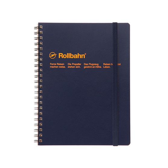 rollbahn-spiral-bound-notebook-a5-160-pages-5-pockets-notebook-grid-a5-memo-stationery