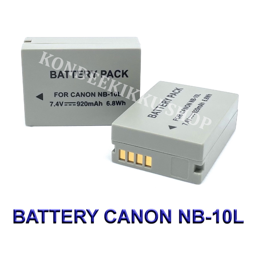 2x Batteria per Canon PowerShot G10 G3x SX40 SX40HS G1 X G15 SX50
