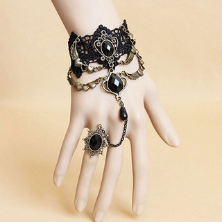 สินค้า สร้อยข้อมือลูกไม้สไตล์โกธิค Vintage Punk สร้อยข้อมือสร้อยข้อมือ